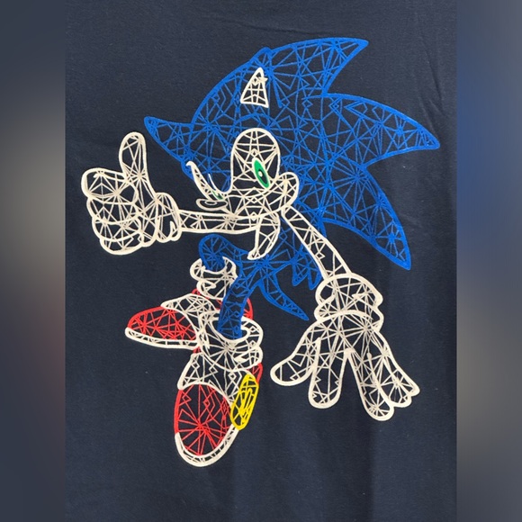 Sonic the Hedgehog Youth T-Shirt Size XL - Picture 4 of 11